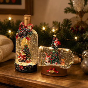 Boîte à musique <span class=keywords><strong>de</strong></span> <span class=keywords><strong>Noël</strong></span>, globe à neige, cadeau pour les enfants, décoration <span class=keywords><strong>de</strong></span> la maison pour un anniversaire - Product Image 5