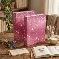 Carpeta de Anillas Personalizada con Tapa Dura, Carpeta Decorativa con Anillas para Organizador de Documentos, Portafolio Empresarial, Papelería Estética