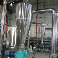 Machine de broyage et de dépoussiérage intégrée pour cinq types de grains et d'assaisonnements en acier inoxydable SUS304, machine de dépoussiérage de poudre d'assaisonnement