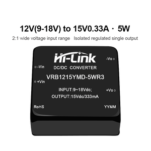 Hi-Link Low Cost 12V to 3.3V/5V/12V/15V/24V 5W <strong>Output</strong> Sensor <strong>Control</strong> IOT Smart Home <strong>Dc</strong> <strong>Dc</strong> Isolated Power Module - Product Image 5