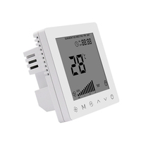 Controlador de Ventilación de Aire Fresco, Termostato Táctil de Pared, HVAC Inteligente con Wifi, RS485, AC/DC, Temporizador de 3 Velocidades, OEM 86x86