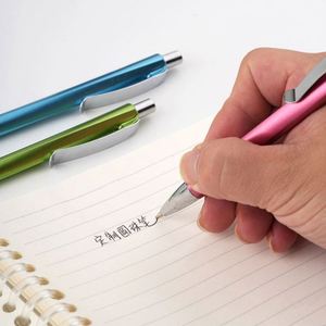 Custom Logo Printed 1.0Mm Writing Width Click <b>Pen</b> Promotional Plastic Branded Novelty Ball Point <b>Pens</b> - Product Image 4
