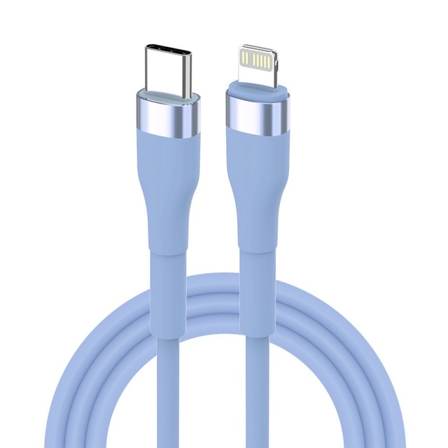 Type C to Lighting Silicone Charging Cable 20W