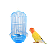 GA-2464 Cage à oiseaux circulaire Diamètre 33 hauteur 72 grande cage à oiseaux oiseau fantaisie dans la ferme et le jardin