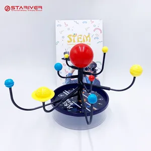 DIY 줄기 장난감 여덟 행성 천문학 과학 탐사 어린이 교육 장난감 태양계 장난감