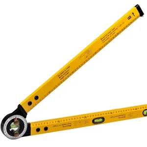 HD-04AF High Precision Aluminum Rotatable Angle Ruler for Accurate Measurements in Leveling Applications