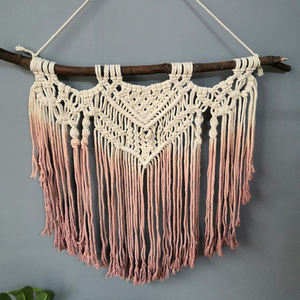 Boho bohème Jacquard tenture murale chambre à coucher décoration murale coton laine tissée <span class=keywords><strong>tapisserie</strong></span> Designer <span class=keywords><strong>tapisserie</strong></span> faite à la main - Product Image 2