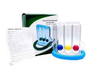 Spirometro Incentivante Portatile Medico 600-1200cc con Tre Sfere per Esercizi Respiratori e Allenamento Polmonare - Product Image 6