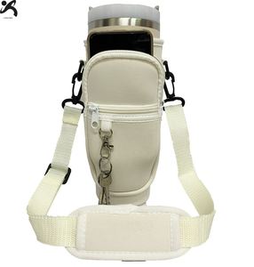High Quality OEM Insulated Bottle Cooler Sling Carrier Holder Water Bottle Crossbody Bag - Product Image 5