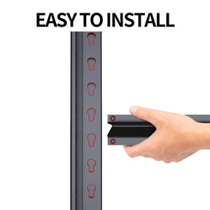 Rayonnage de stockage en gros d'usine de vente chaude sur <span class=keywords><strong>amazon</strong></span> et racks d'entrepôt mental noir - Product Image 3