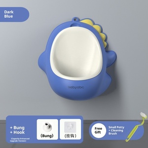 <span class=keywords><strong>Urinoir</strong></span> mural pour enfants en forme <span class=keywords><strong>de</strong></span> dinosaure mignon, pour l'apprentissage <span class=keywords><strong>de</strong></span> la propreté des garçons, toilette pour tout-petits en plastique avec tuyau <span class=keywords><strong>de</strong></span> vidange externe - Product Image 3