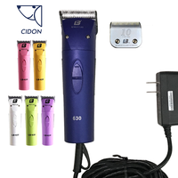Tondeuse professionnelle pour animaux de compagnie LB 630 à 2 vitesses avec cordon - Machine de toilettage pour chiens robuste à double tension avec lames détachables