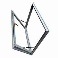 Fenêtre de toit électrique intelligente en aluminium 6063-T5 de haute qualité, à toit incliné, soudée sans joint, étanche, à ouverture automatique et insonorisée