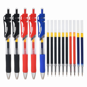 Stylo à bille rétractable en plastique classique de haute qualité, séchage rapide, noir, 0,5 mm, papeterie scolaire, stylos à bille - Product Image 1