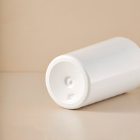 Bouteille de soins capillaires cylindrique de luxe sérigraphiée de 250ml 500ml bouteille de shampooing de lotion pour le corps pour animaux de compagnie multi-capacité blanche vente en gros
