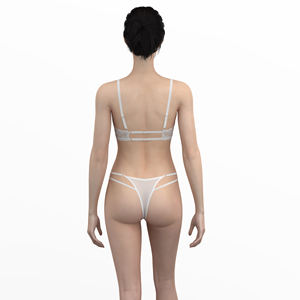 طقم حمالة صدر وسراويل داخلية نسائية مثيرة ، طقم حمالة صدر وسراويل داخلية ، طقم حمالة صدر زهور مثير عالي الجودة - Product Image 3