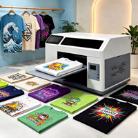 Imprimante DTG intelligente Reeleyin A3 pour l'impression directe sur vêtements, machine d'impression de t-shirts pour la production de sweats à capuche, t-shirts et vêtements personnalisés
