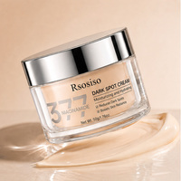 Crème éclaircissante pour les taches sombres OEM 377, crème hydratante pour le visage à la céramide, éclaircissant doux pour la peau, crème de soin pour unifier le teint