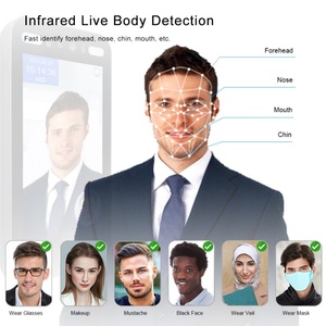 Control de Acceso Biométrico con Reconocimiento Facial IA, Pantalla IPS HD de 8 Pulgadas, Código QR, Huella Dactilar, Control de Asistencia, Control de Acceso a Puertas con WiFi y USB - Product Image 4