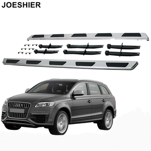 JOESHIER - Estribos Laterales de Aleación de Aluminio de Alta Calidad, Juego Completo con Fijación por Tornillos para Audi Q7 2005-2015, Protección - Product Image 3