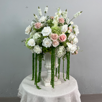 Bouquet de fleurs artificielles personnalisé M-FB17, centre de table, boule de fleurs, arrangement de mariage, décoration