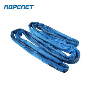 ROPENET高性能ポリエステルラウンドスリングヘビーリフティングCE認証6T - Product Image 1