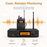 Système de monitoring intra-auriculaire sans fil DS200 pour spectacles sur scène, studio, conférences, discours