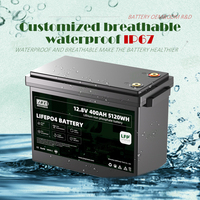 Ganti 280Ah 314Ah 340Ah 345Ah kepadatan energi tinggi Rept Lithium Lifepo4 392Ah paket baterai sel standar 4S1P 12.8V 400ah