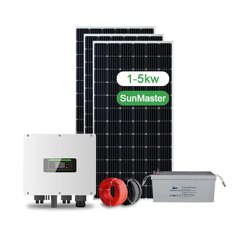 3Kva5Kvaホームハイブリッドモバイル新しい太陽光発電ポータブル価格テレコムソラー貯蔵電力太陽エネルギーシステム