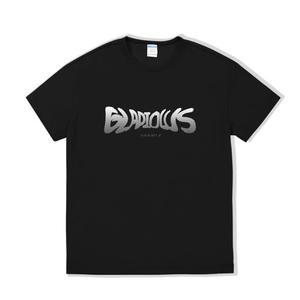 Camiseta Oversize BLADIOUS con Gráfico Hip Hop, Estampado de Eslogan Juvenil, Multicolor, Casual, Unisex, Manga Corta, Estilo Urbano - Product Image 1