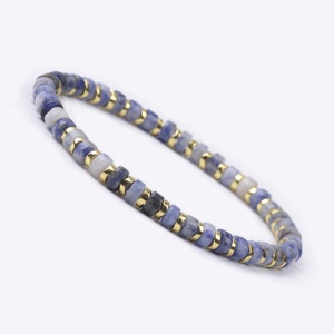 Cliobeads Blue Spot Jasper <span class=keywords><strong>ametista</strong></span> Unakite ematite Stone <span class=keywords><strong>bracciale</strong></span> bracciali <span class=keywords><strong>con</strong></span> perline a forma di ruota Unisex all'ingrosso - Product Image 1