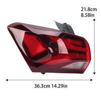 Feux arrière LED Saivis 2022-2023 pour Chevrolet Equinox, intérieur + extérieur, 12V/24V, 3000 Lm, garantie 12 mois, neuf