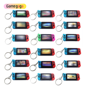 Wholesale Mini NS Game Console Keychain Game Console Rubber Key Chain Gaming Keyring <b>Bag</b> <b>Charm</b> Pendant Accessory for Gamers - Product Image 5