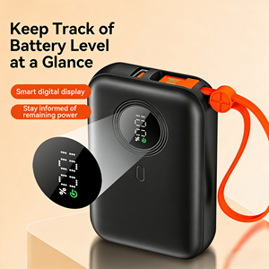 Chargeur portable personnalisé LOGO PD22.5W à charge <span class=keywords><strong>super</strong></span> rapide, batterie externe de grande capacité 10000mAh avec câbles pour cadeau - Product Image 3