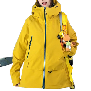Giacca da donna impermeabile ad alte prestazioni Soft Shell invernale con conchiglia di terra per amanti d'assalto abbigliamento con cerniera in pelle calda all'ingrosso - Product Image 1