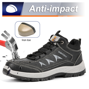 JIANKUN-Chaussures de travail en microfibre antidérapantes et résistantes à l'usure pour hommes - Product Image 3