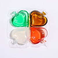 Capsules de lessive 60 pièces 4-en-1, nettoyage en profondeur, parfum floral, pour machine à laver automatique