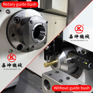 Torno CNC de Precisión Tipo Suizo KS-7025-5 con Doble Husillo para Fabricación de Micro Ejes y Conectores - Product Image 3