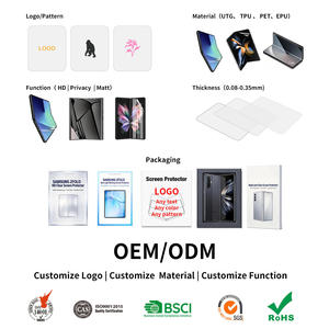 Protection d'écran OEM pour Samsung Galaxy Z Fold 8, film souple, protection contre les rayures, film hydrogel personnalisé pour Z Fold8 - Product Image 2