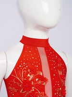 6-16 enfants stage scène danse porter Costume formation Dancewear filles Performance porter patinage artistique robes de danse