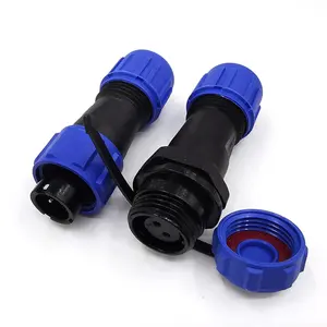 Original Weipu SP11 2 3 4 5 Pin IP68 Connector SP1110 SP1111 Waterproof Male Female Cable Plug In-line cable Socket