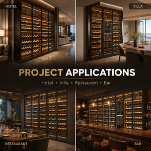 <strong>Modern</strong> Luxury Glass Door Bar <strong>Wine</strong> Cabinet for Private <strong>Wine</strong> Cellar Custom Commercial LED Liquor Display <strong>Rack</strong> - Product Image 4