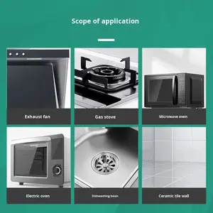 Desengrasante Potente para <span class=keywords><strong>Cocina</strong></span>, Disuelve Rápidamente la <span class=keywords><strong>Grasa</strong></span> Persistente en Azulejos, Placas de <span class=keywords><strong>Cocina</strong></span> y Campanas Extractoras - Product Image 4