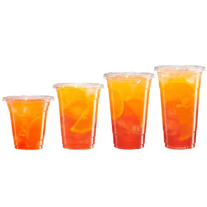 Vasos Desechables Ecológicos de Pared Simple de 98 mm, de Plástico PET Transparente, Tamaño Personalizado Aceptado para Leche, Café y Jugos, Venta al Por Mayor - Product Image 3
