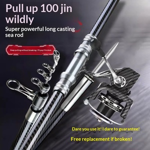 Cần câu biển thép <span class=keywords><strong>carbon</strong></span> siêu nhẹ, siêu bền, câu xa, 3.6m/4.5m, chuyên câu cá lớn, chịu lực 100kg - Product Image 6