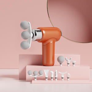 Neue Tragbare Wiederaufladbare Vibrationsmassagepistole mit Zeitsteuerung für Faszien-Körperentspannung und Muskelentlastung - Product Image 1