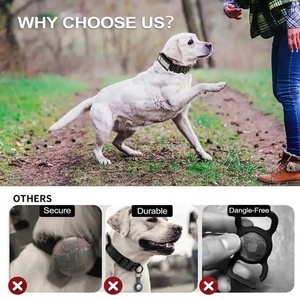 Personalizzato in Silicone Anti-smarrimento Pet Locator collare comodo Apple Apple Airtag modello stampato per cani di piccola taglia - Product Image 5