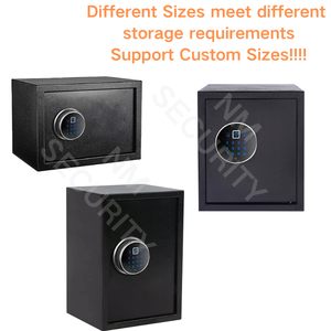 30cmヘビーデューティ生体指紋デジタルガンドキュメントマネーホーム安全ロッカーキャビネットアラームシステム付きサイレントモード - Product Image 6