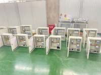 Boîte de distribution MCB, boîtier métallique extérieur, boîte d'alimentation, rail DIN modulaire, indice de protection IP54, personnalisable