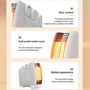 220v ventilateur électrique chauffage poêle <span class=keywords><strong>radiateur</strong></span> hiver plus chaud chauffage ventilateur pour la maison économie d'énergie silencieux salle de bain radiateurs - Product Image 4